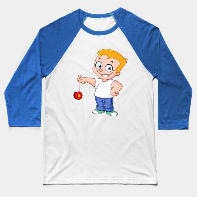 Yo Yo Kid Baseball T-Shirt by DigiToonsTreasures